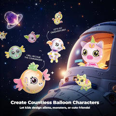 Rocket Balloons Toy Set, Diy Balloon Space Rocket Toy Kit